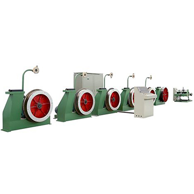  Seven-die flat wire drawing machine