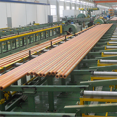Copper pipe production line